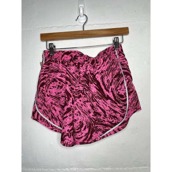NEW Nike Womens Running Shorts Size Small Dri-Fit Pink Print - Picture 5 of 6